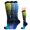 Yellow Black Blue, variant on 3 Pairs Copper Compression Socks for Women & Men Circulation 15-20 mmhg - Better Blood Flow, Swelling, Best Support for Medical, Running, Nursing