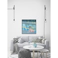 thumbnail image 2 of Bow in the Pool Floater Framed Painting Print on Canvas, 2 of 6