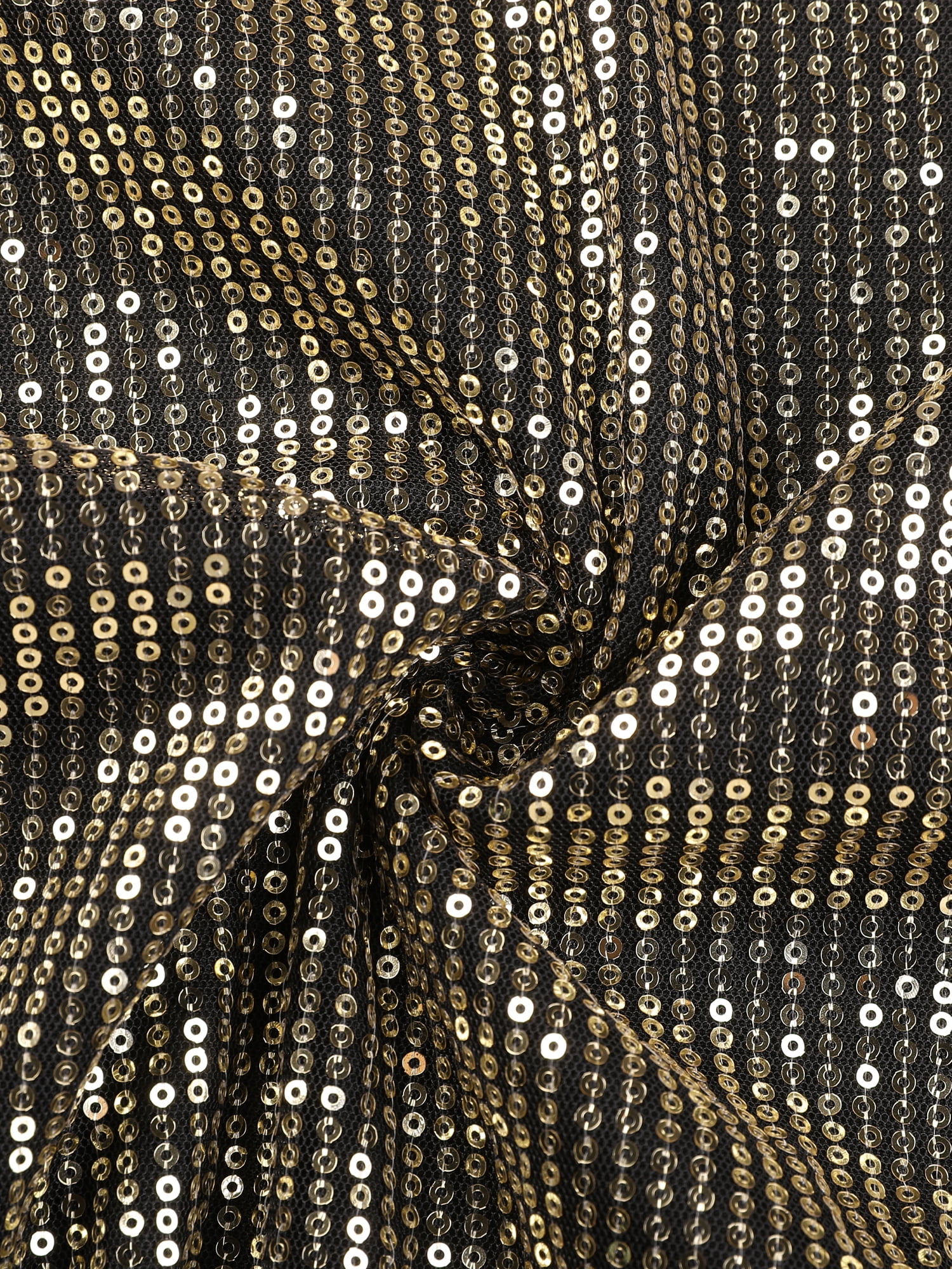 DARING DIVA Women's Plus Long Sleeve Glitter Sparkly Blouse 2X Gold