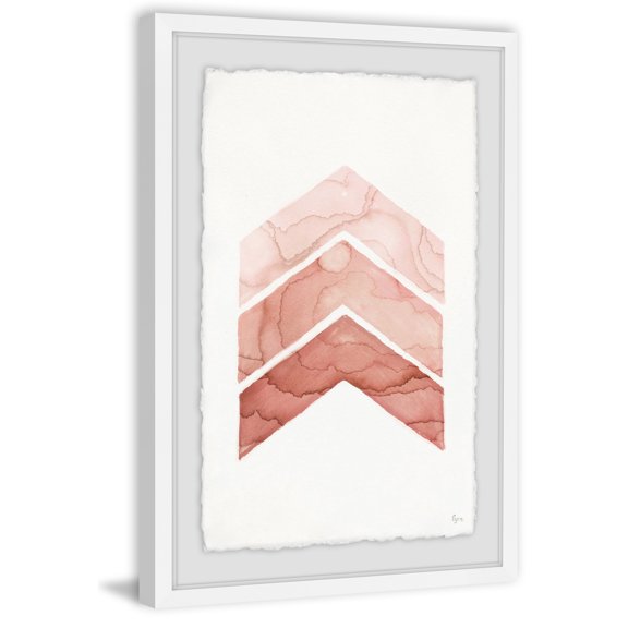 Rose Edges Framed Painting Print