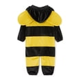 thumbnail image 3 of KelaJuan Cute Halloween Bee Costume for Baby Girls  Boys, Long Sleeve Rompers Jumpsuits with Wing, Role Play Costumes for Toddler, 3 of 6