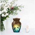 thumbnail image 7 of JAGASY Hummingbird Urn for Ashes Adult Male - Brown Small Urn for Human Ashes Keepsake - Flowers Decorative Urns for Couple - Tiny Cremation Urns for Sister - (3 Inch), 7 of 7