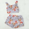 thumbnail image 2 of Gyexs Christmas Lingerie for Women - Adult Christmas Pajamas Women Crop Tank Top 2 Piece Women's Fashion Grey & Size XL, 2 of 3
