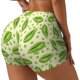 thumbnail image 1 of Fotbe Green Peas Shorts Sin Costuras – Shorts Deportivos de Cintura Alta para Mujer, Elásticos para Gimnasio, Yoga, Running o Ciclismo-Medium, 1 of 8