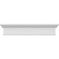 thumbnail image 2 of Ekena Millwork CRH07X61BT Crosshead, 61" Bottom Width x 65" Top Width, White, 2 of 4