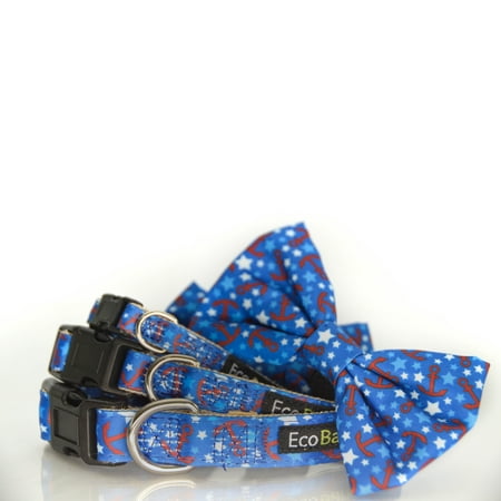 Eco Dog Collar - EcoBark Pet Supplies Eco-Friendly Nautical Buckle Dog Collar