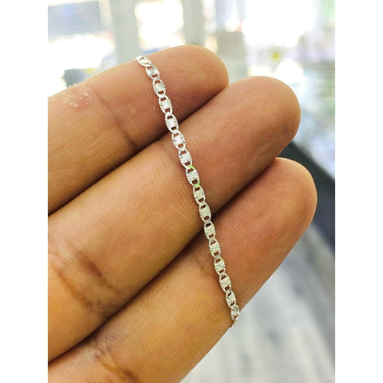 925 Sterling Silver Baby Bracelet Newborn Baby Childrens Boys Girls Bracelet Valentino Link Kids Jewelry Pulsera en Plata Pura Para Ninos Ninas y Mujer Valentino Link Walmart