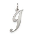 thumbnail image 1 of Collier Pendentif Breloque Monogramme Lettre J en Argent Sterling 925, 1 of 8