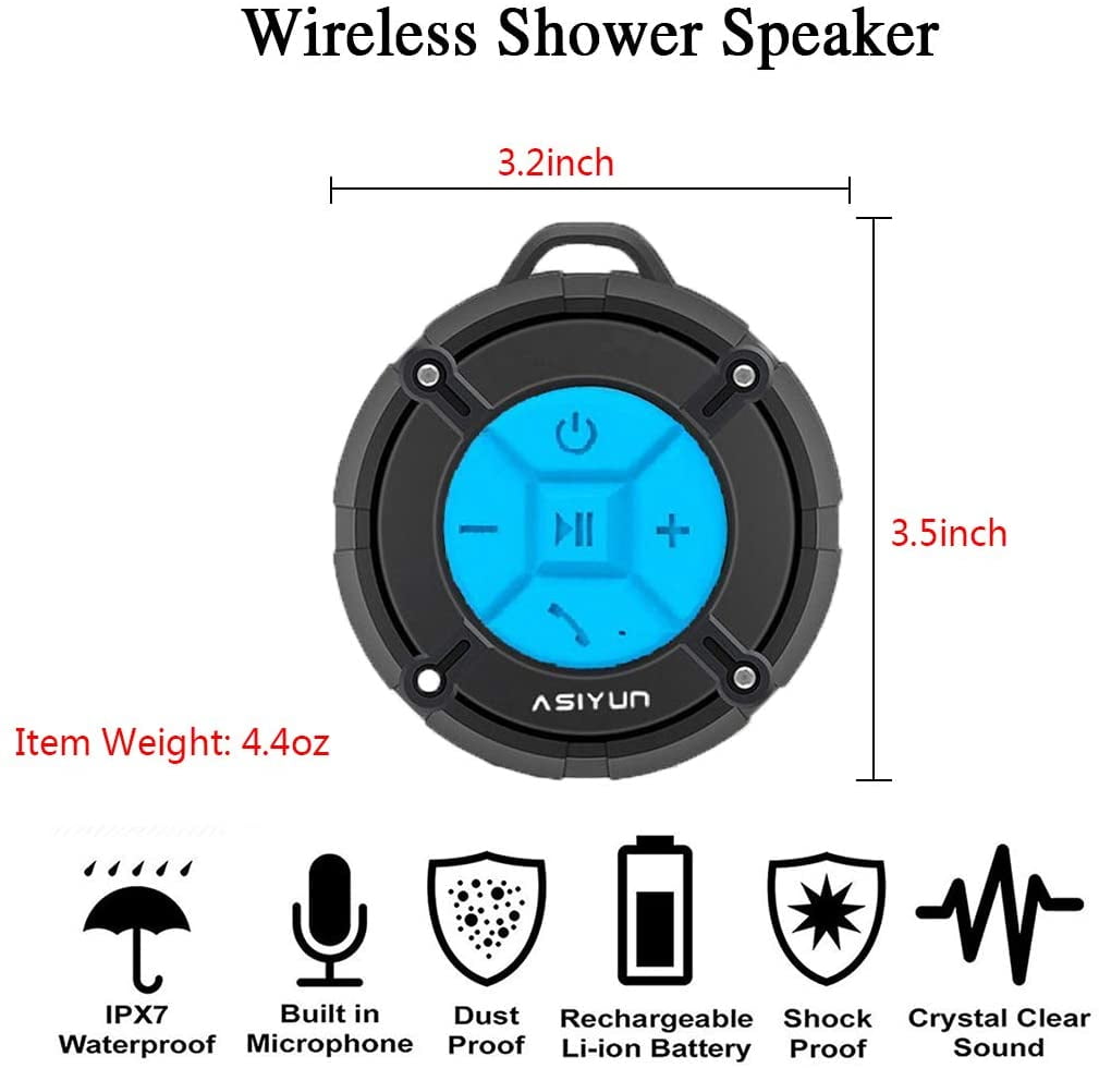 asiyun shower speaker