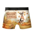 thumbnail image 2 of Welcome Fall Toy Fox Terrier Cozy Autumn Field Pumpkins Golden Leaves All Over Print Boxer Briefs Underwear for Men Dad Dog Lover - 12013, 2 of 6