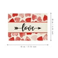 Valentine's Day Placemat Manufacturers Direct Love Small Pattern Wind