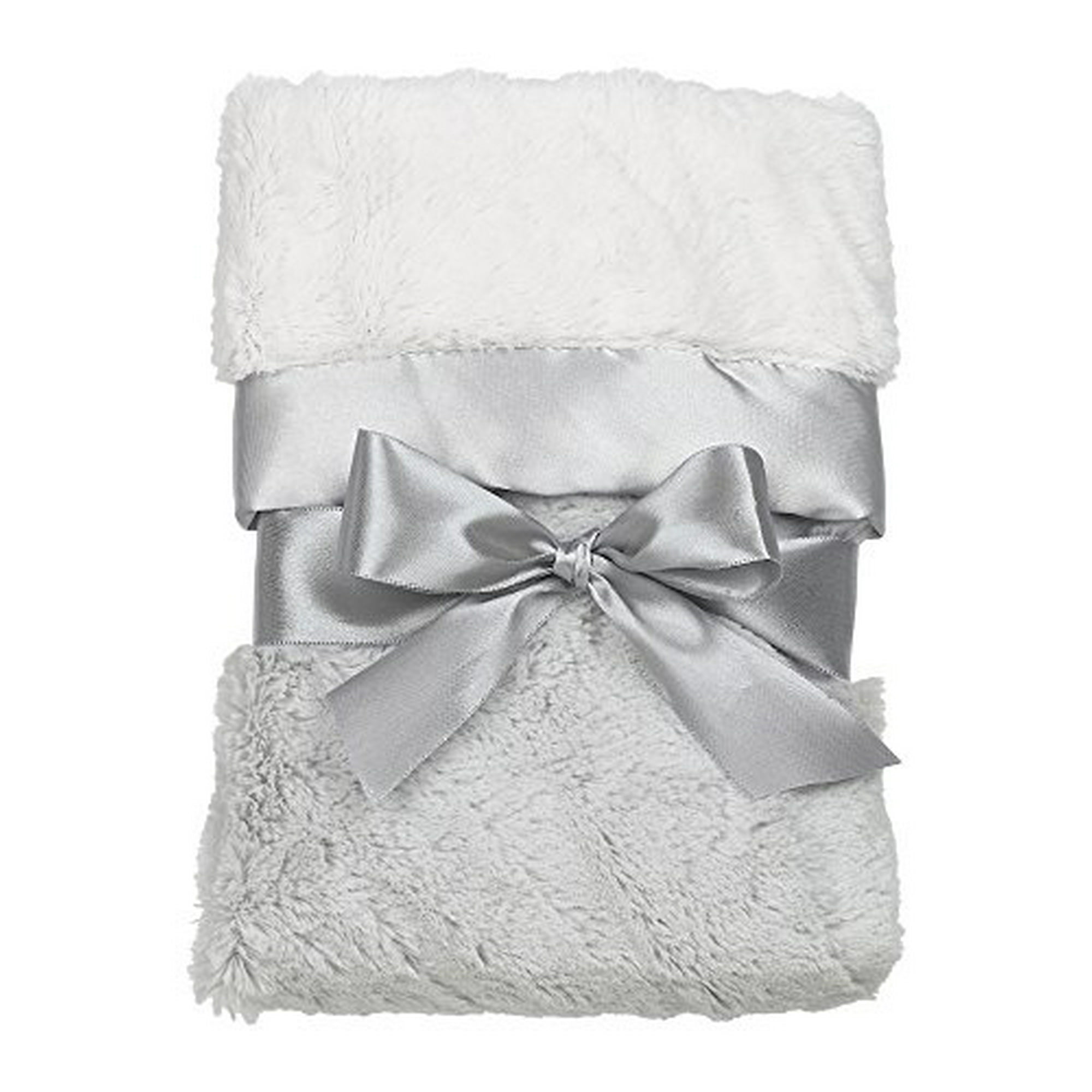 Bearington Baby Silky Soft Small Security Blanket Blankie Grey 16 x 16 Walmart