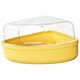 thumbnail image 2 of Contenedor de baño de arena para hámster, arena para jerbos, baño seco, accesorio para jaula, hámster duradero Amarillo grande, 2 of 9