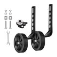 thumbnail image 3 of Ruedas de entrenamiento para bicicleta para niños Zulema ajustables 12 14 16 18 20 pulgadas Negro, 3 of 8