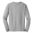 thumbnail image 2 of Big Size Howling Deer Graphic Men's Ultra Cotton Long Sleeve T-Shirt - Ash 4XL, 2 of 2
