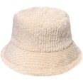 thumbnail image 5 of CoCopeaunts Bucket Hats Fashion Europe America Versatile Thickened Plush Solid Stripe Warm Fisherman's Hat for Men and Women, 5 of 8