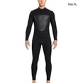 thumbnail image 2 of Greeniant Traje de buceo de 3 mm Cierre de cremallera Trajes de baño amigables con la piel Fuerte protector solar Fácil de usar Reduce la Deportes acuáticos Hombres Negro XL, 2 of 6