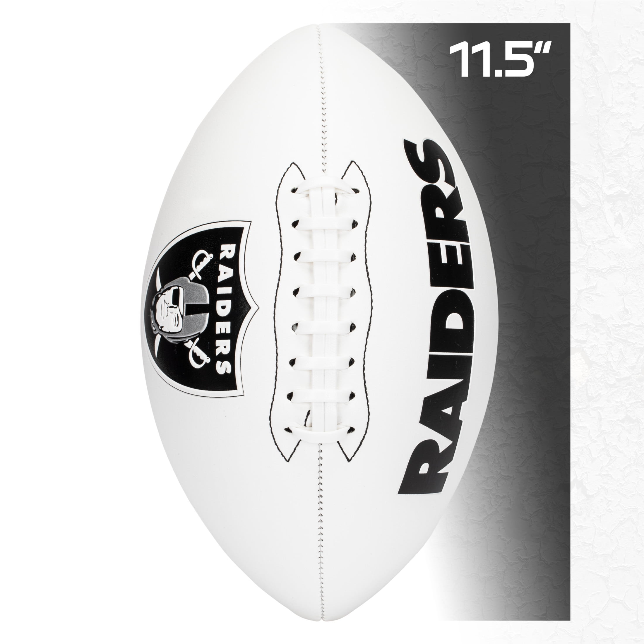 Franklin Sports NFL Las Vegas Raiders Autograph Football - Official Size White Panel Souvenir Football for Autographs + Signatures - NFL Team Fan Shop Memorabilia Football for Display