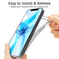 thumbnail image 3 of CoverON Apple iPhone 12 Case / iPhone 12 Pro Case (6.1"), FlexGuard Series Soft Flexible Slim Lightweight Fit TPU Minimal Cover, Clear, 3 of 8