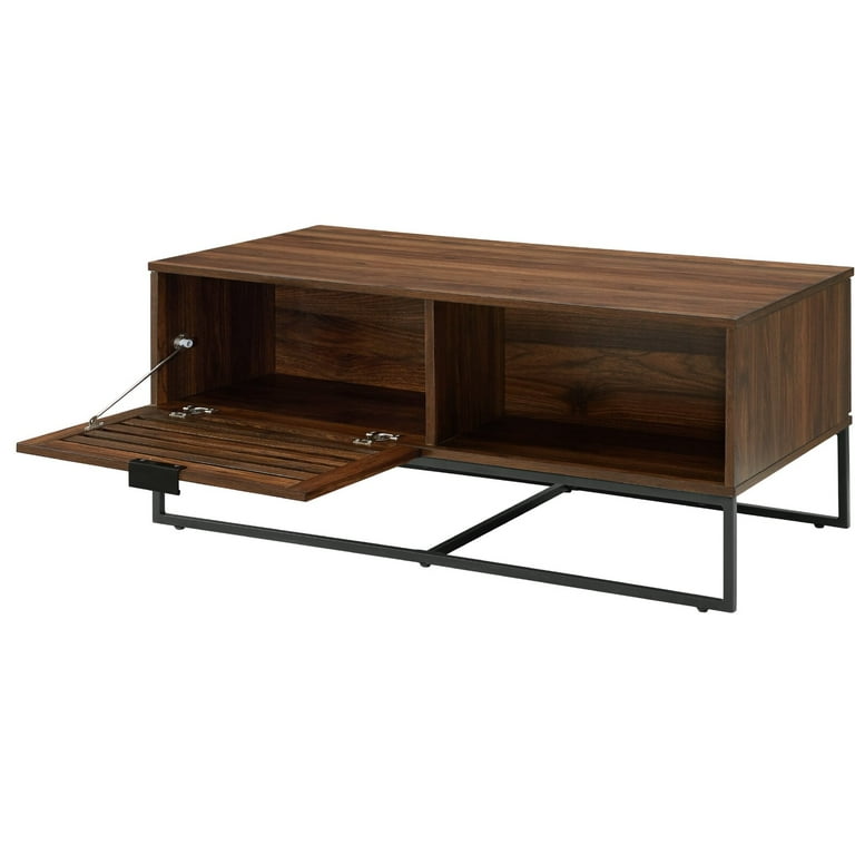 Nena Sled Coffee Table with Storage Walmart