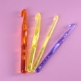 thumbnail image 2 of WHAMVOX  9 Pcs Colorful Crochet Knitting Large Hook Needles for Sewing, 2 of 8
