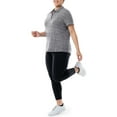thumbnail image 5 of Athletic Works Women's Plus Active Short Sleeve Lightweight Polo Shirt, size 1X-4X, 5 of 8