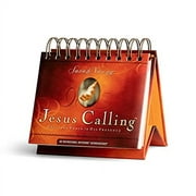 Dayspring - Flip Calendar - Jesus Calling by Sarah Young - 75621 Orange, 5 1/2" x 5 1/4" x 1 1/2"