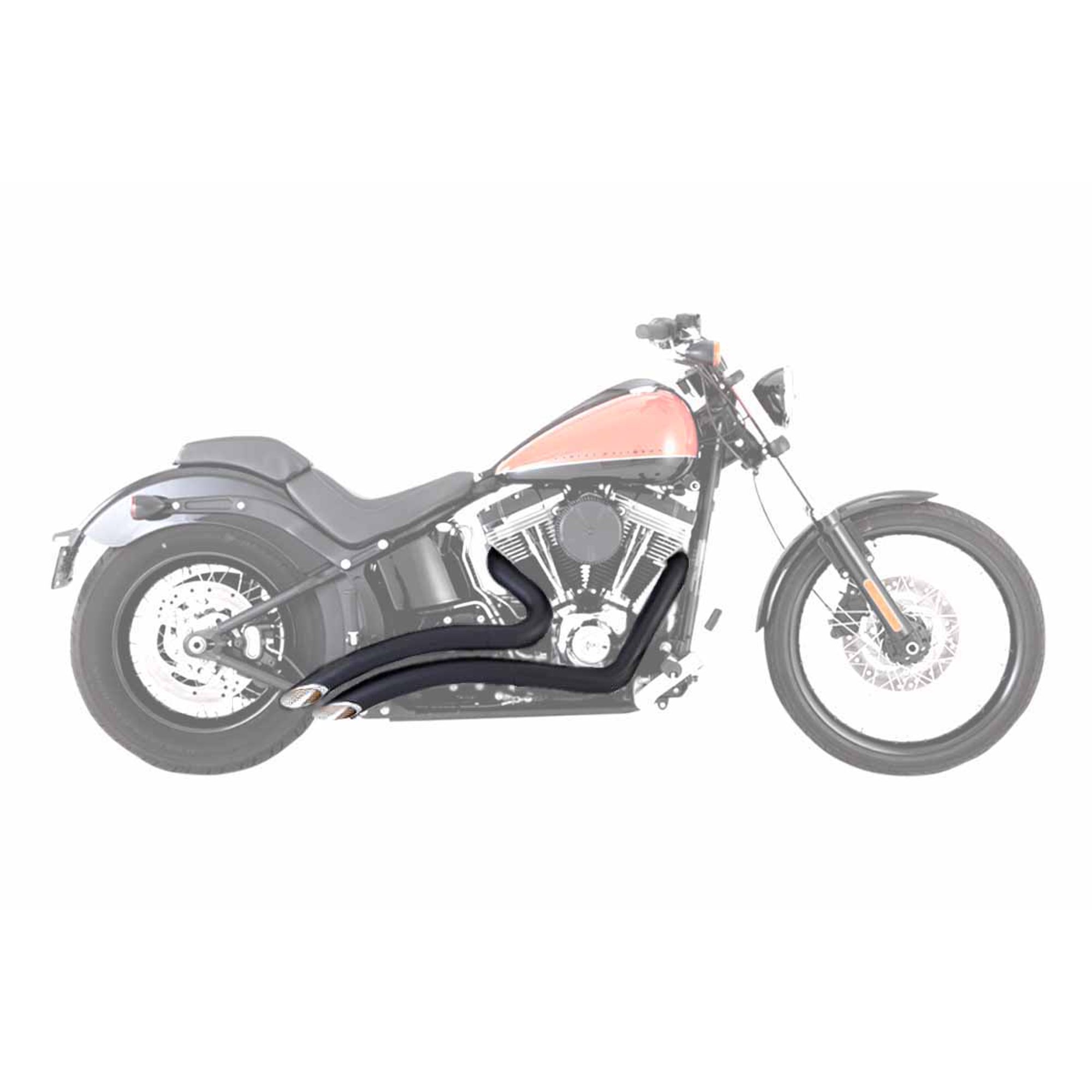 Vance u0026 Hines Big Radius 2-into-2 Complete Black Exhaust System (46073) -  Walmart.com