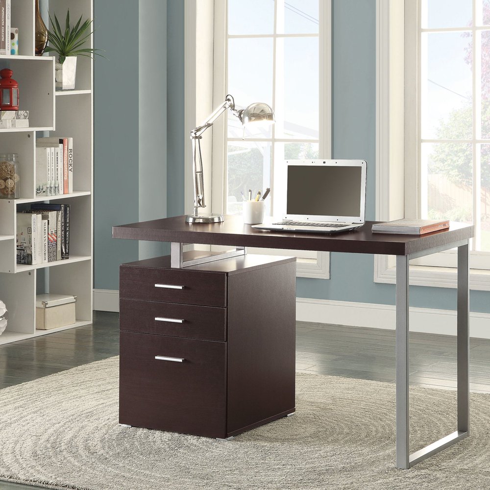 Coaster Hilliard Office Desk in Modern Multiple Finishes