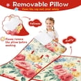 thumbnail image 3 of Pioneer Flower Floral Print Pattern Toddler Nap Mats for Kids Preschool,Sleeping Mat Bag or Kids,Toddler Sleeping Bag,Toddler Nap Mat or Daycare, 3 of 6