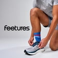 thumbnail image 7 of Feetures Elite Light Cushion Mini Crew Sock - Sport Sock with Targeted Compression - Blue Track , Small (1 Pair), 7 of 7