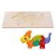 thumbnail image 2 of Rompecabezas de dinosaurios, rompecabezas de madera para niños, regalos de cumpleaños, rompecabezas de números, rompecabezas de animales Parasaurolophus, 2 of 9