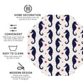 thumbnail image 3 of Lsque Seahorses and Hearts Pattern 4" Drink Coasters Set of 4, PVC Leather Absorbent Coasters, Table Coaster Set Decorative Coffee Cup Coasters Housewarming Gift -Octagon, 3 of 6