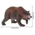 thumbnail image 2 of PENIKOKO Brown PVC Bear Figurine Decorative Statue for Garden and Patio Decor, 2 of 8