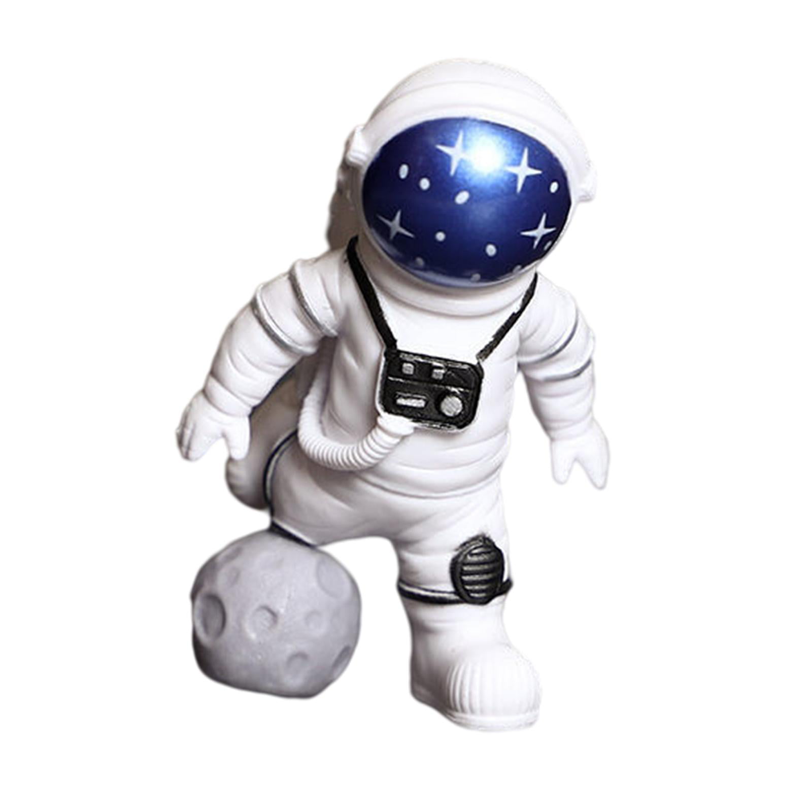 Astronaut Statues Sculpture Figurine Ornament Home Arts Crafts Desktop Tabletop 