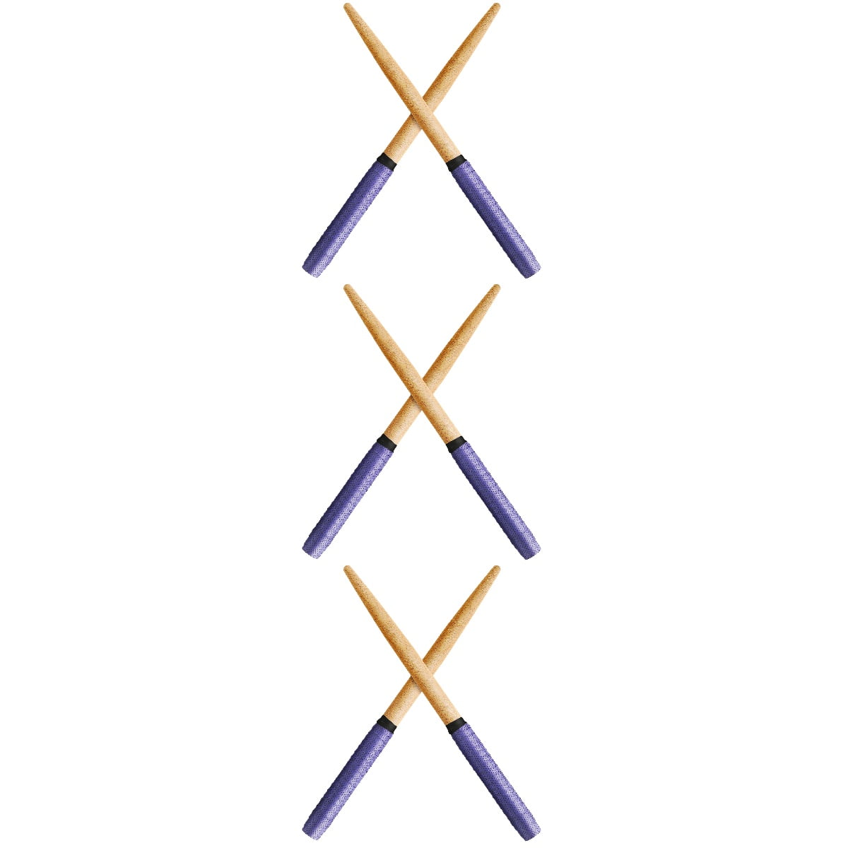 Hemoton 3 Pairs Drumsticks Portable Drum Sticks Lightweight Sticks for Drum