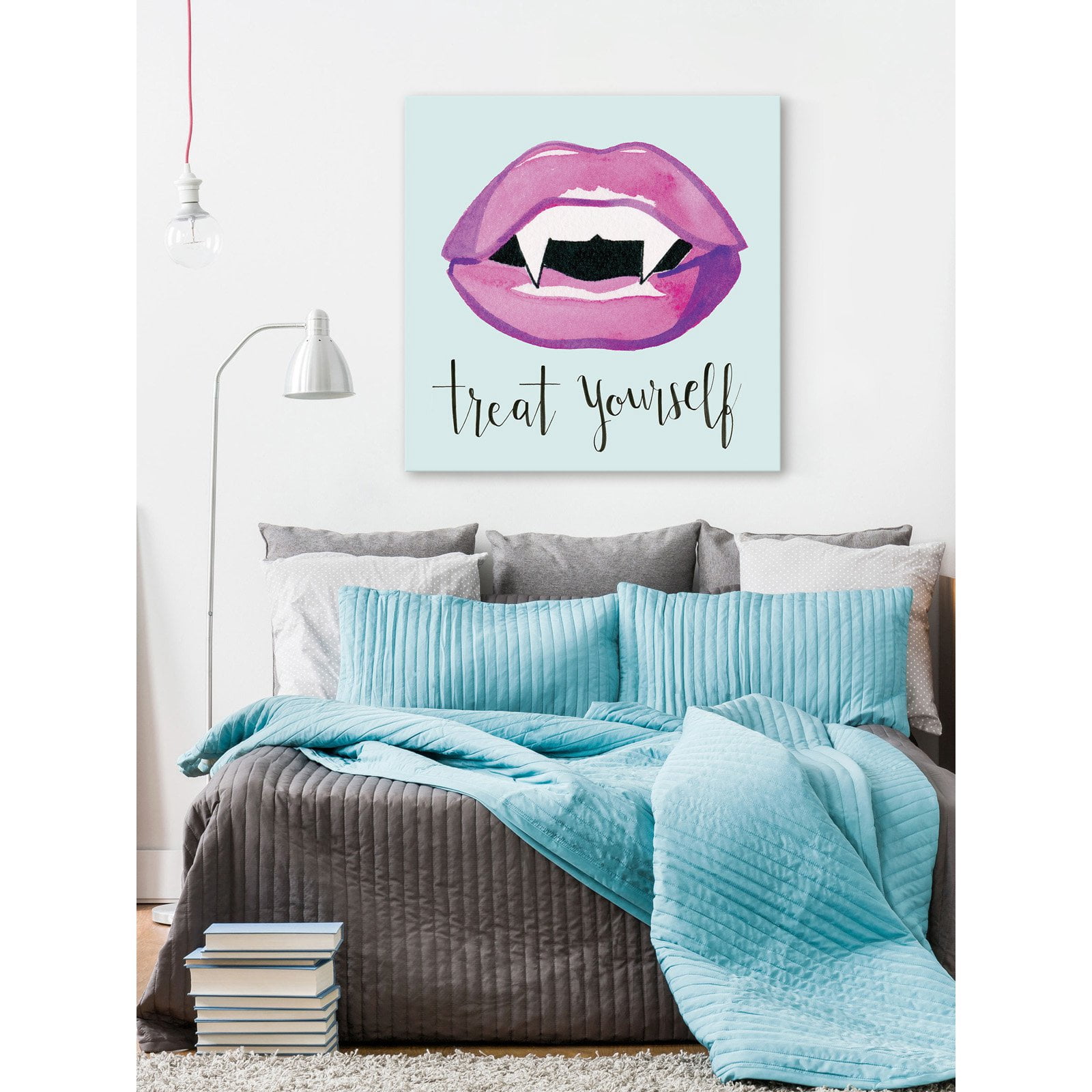 Marmont Hill "Fangs" by Molly Rosner Painting Print on Wrapped Canvas