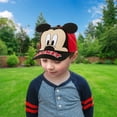 thumbnail image 4 of Gorra de béisbol Disney Boys Mickey Mouse 4-7 años roja, 4 of 7