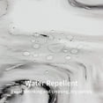 thumbnail image 2 of Small Stall Shower Curtain 36 x 72, Grey Marble Half Size Shower Curtain, Modern Abstract Narrow Shower Curtain for Bathroom Decor, 36 inch Fabric Shower Curtain Set with Hooks, 2 of 6