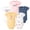 Butterfly Floral, variant on Infant Girls Cotton Bodysuits 5-Pack, Bonjour Paris, 6-9 Months