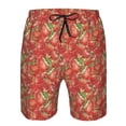 thumbnail image 4 of Naloa Strawberry Men's Beach Shorts, Surfing shorts, Swim trunks, Quick Dry Swim Trunks for Surfing Beach Fun - Large, 4 of 9