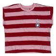 thumbnail image 3 of Sudadera George para Niña Cuello Redondo Diseño Rayas Horizontales Gruesas Rosa Talla 4, 3 of 4