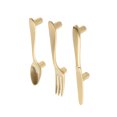 thumbnail image 3 of unbranded 3Ud En Forma De Cuchillo Tenedor Para Muebles Dorado Seguro Y Resistente, 3 of 8