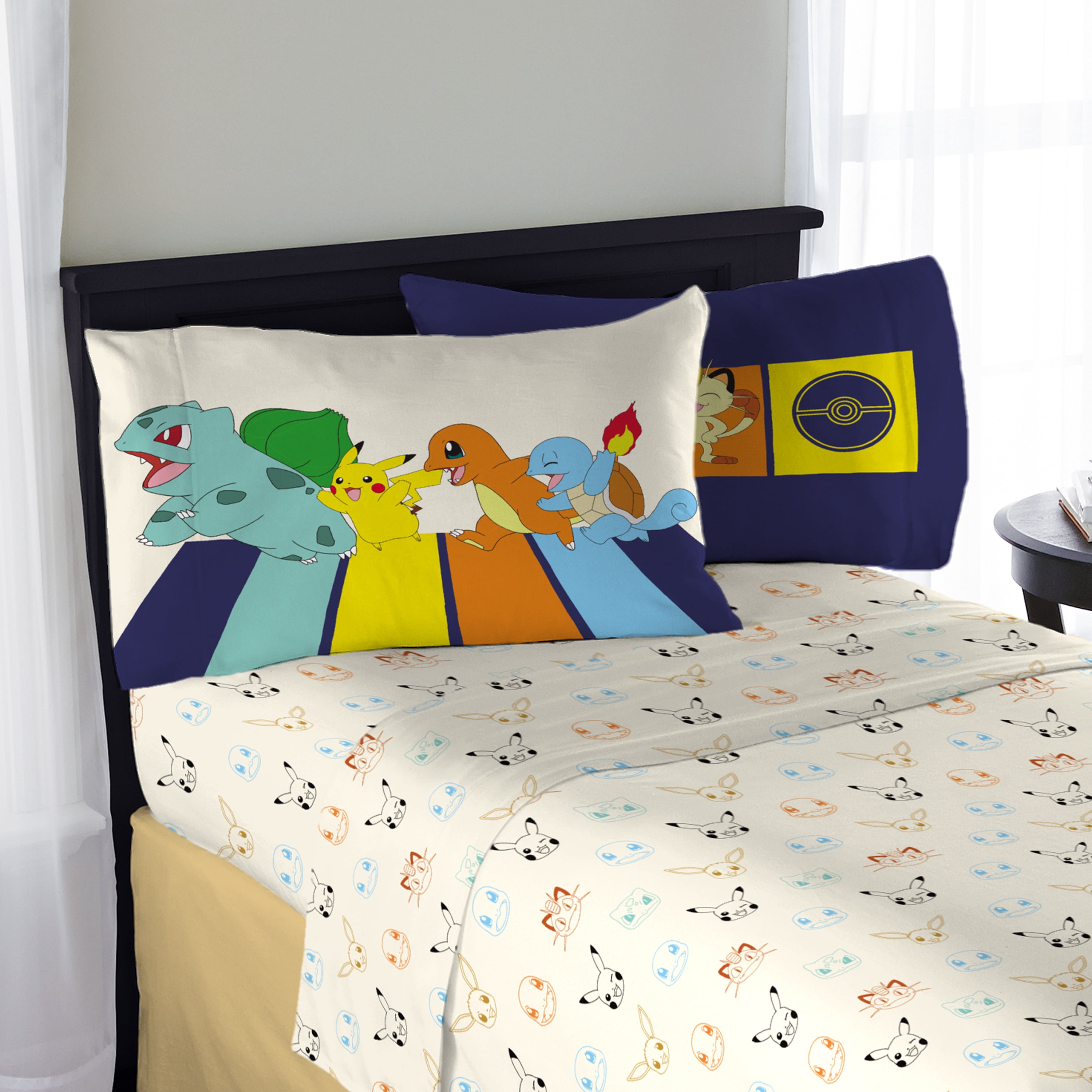 Pokemon Kids 4 Piece Sheet Set, Full