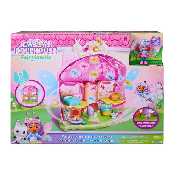 Set de Juego Gabbys Dollhouse Casa de Hadas Flutter Magic