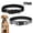 Black+Gray, variant on CHBORLESS 2 Pack Reflective Dog Collar Adjustable Nylon Pet Puppy Collar,Black Gray,M
