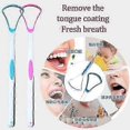 thumbnail image 2 of 2pcs Tongue Brush Tongue Cleaner Scraper for Oral Care, 2 of 2