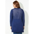 thumbnail image 2 of Catherines Women's Plus Size Marled Sweater Cardigan, 2 of 5