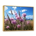 thumbnail image 2 of Designart "Cornflowers landscape IV" Floral Floater Framed Wall Art Living Room, 2 of 7