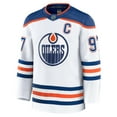 thumbnail image 2 of Men's Fanatics Connor McDavid White Edmonton Oilers Away Premium Jersey, 2 of 3